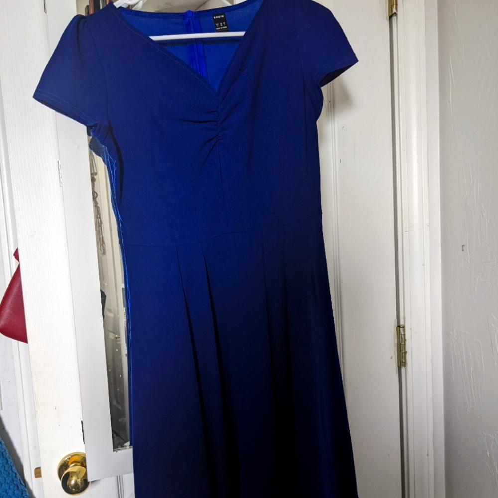 Shein, royal blue, size small, dress